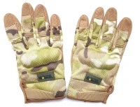 Тактические перчатки GONGTEX Tactical Gloves, арт. 0056, цвет зеленый кмф