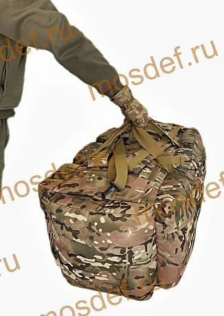 Сумка баул армейский хаки 120 литров  фото