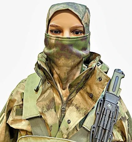 Балаклава военная тактическая зимняя зеленый кмф Tactical 7.26 фото