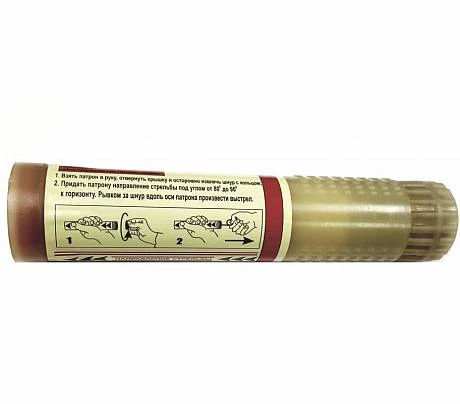 Реактивный сигнальный патрон увеличенной дальности - сигнальная ракета (красный) фото