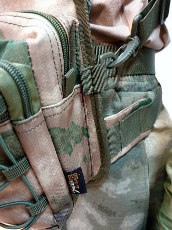 Тактическая сумка через плечо с кобурой 7.62 Tactical мультикам фото