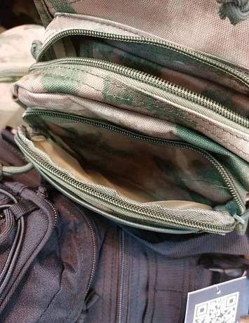 Тактическая сумка через плечо с кобурой 7.62 Tactical черный фото