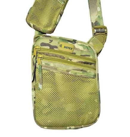 Сумка тактическая через плечо для ношения пистолета Gongtex Single Shoulder Bag мультикам фото
