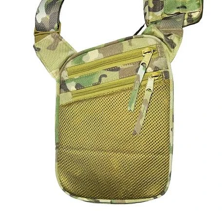 Сумка тактическая через плечо для ношения пистолета Gongtex Single Shoulder Bag мультикам фото