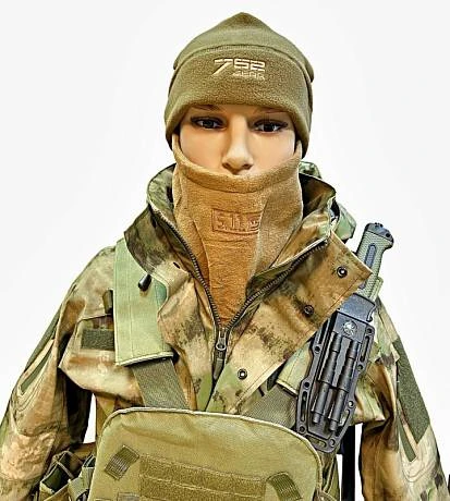 Шапка флисовая тактическая 7.62 Кайот фото