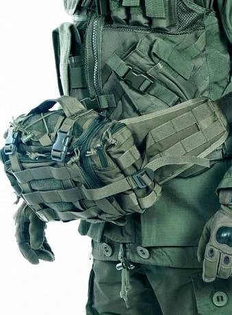 Тактическая сумка Belt Bag, 7л., арт. PK100, Олива (Olive) фото