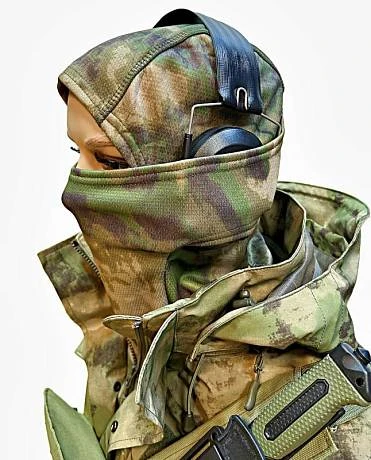 Балаклава военная тактическая зимняя зеленый кмф Tactical 7.26 фото