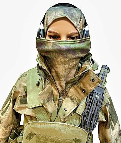 Балаклава военная тактическая зимняя зеленый кмф Tactical 7.26 фото