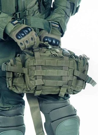Тактическая сумка Belt Bag, 7л., арт. PK100, Олива (Olive) фото