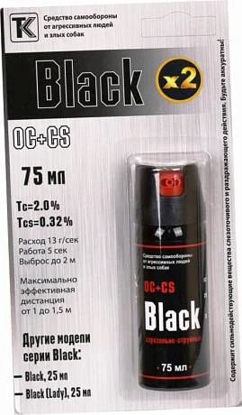 Газовый баллончик Black 75 мл. фото