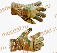 Перчатки тактические зимние флисовые Мультикам