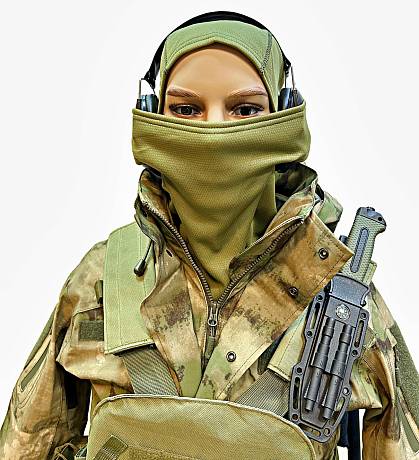 Балаклава военная тактическая зимняя Олива Tactical 7.26 фото