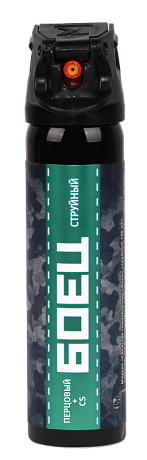 Газовый баллончик Боец струйный перцовый + CS фото