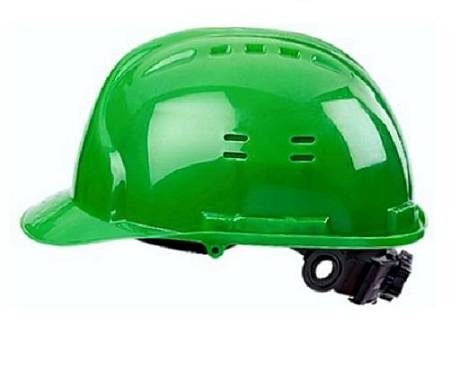 Каска защитная Евро зелёная фото