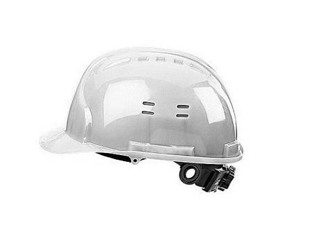 Каска защитная Евро белая фото