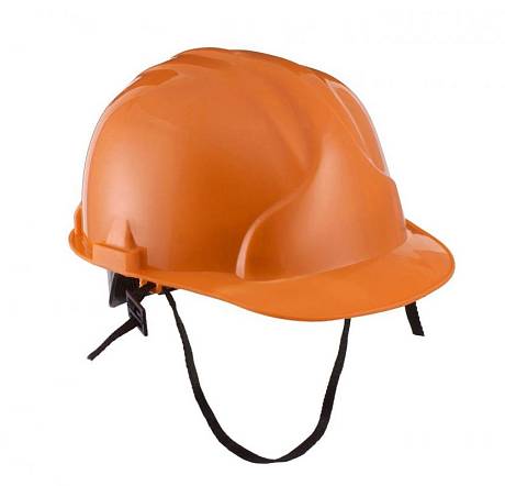 Каска строительная Лидер Оранжевая фото