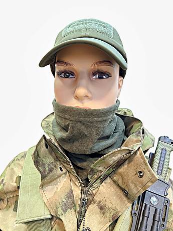 Флисовый шарф труба баффа TF олива фото