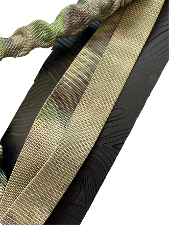 Тактический оружейный ремень двухточечный с амортизаторами Gongtex Gun Sling GLS 0004 олива фото