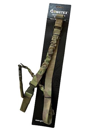 Тактический оружейный ремень двухточечный с амортизаторами Gongtex Gun Sling GLS 0004 песок фото