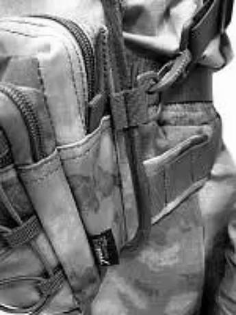 Тактическая сумка через плечо с кобурой 7.62 Tactical зелёный кмф фото