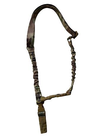 Ремень для автомата тактический двухточечный с амортизаторами Gongtex Gun Sling GLS 0004 мультикам фото