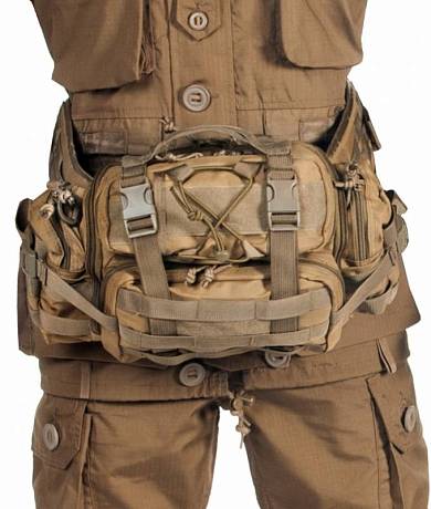 Тактическая сумка Belt Bag, 7л., арт. PK100, Койот (Coyote) фото