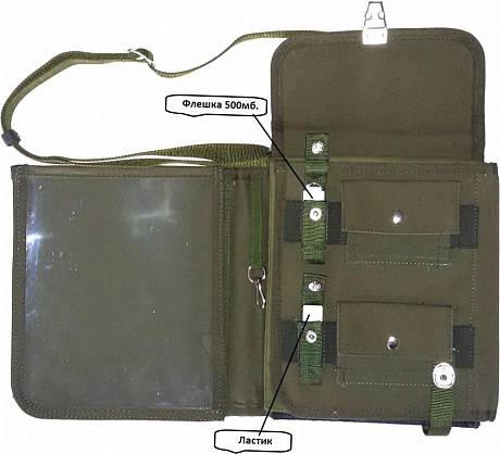 Планшет брезентовый ЮНАРМИЯ фото