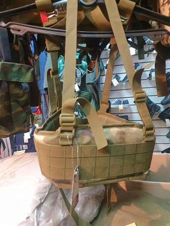 Боевой тактический пояс разгрузка с наплечными лямками фото