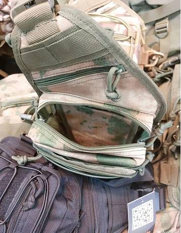 Тактическая сумка через плечо с кобурой 7.62 Tactical мультикам фото